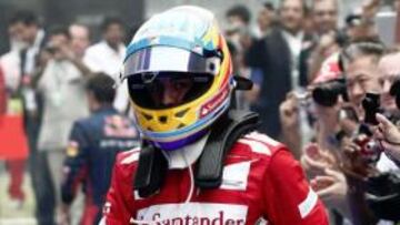 Alonso after the Indian Grand Prix.