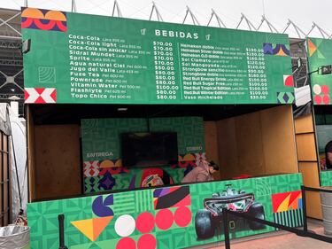 Los elevados precios en la comida del GP de México