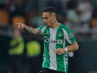 Antony, durante el partido de LaLiga EA Sports contra el Mallorca.