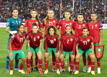 Imagen de la selección femenina de Marruecos, campeona de la copa de África.
