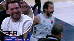 ¡Man-da-ri-na-zo! Hasta a Doncic le entró la risa con un nuevo canastón sobre la bocina de Llull