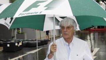 <b>MÁS ESPECTÁCULO. </b>Ecclestone quiere carreras bajo la lluvia.