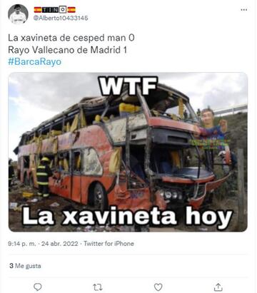 La Xavineta, protagonista de los mejores memes del Barça-Rayo