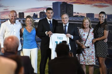 Theo Hernández's Real Madrid unveiling in pictures