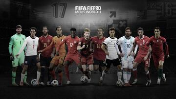 Premio al mejor once masculino FIFA FIFPRO 2020.
Alisson, Alexander-Arnold, Van Dijk, Sergio Ramos, Davies; Kimmich, De Bruyne, Thiago Alcantara, Messi, Lewandowski y Cristiano Ronaldo.