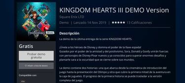 Kingdom Hearts 3 estrena demo gratis en PS4 y Xbox One; cómo descargarla