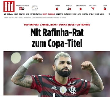 Bild, Alemania. Destaca a Rafinha, ex jugador del Bayern.