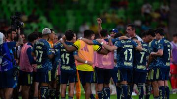 Players of America during the match between America and Portland Timbers as part of Phase One of the Leagues Cup 2025 at Q2 Stadium on August 06, 2025 in Austin, Texas, United States.