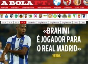 Portadas de la prensa extranjera