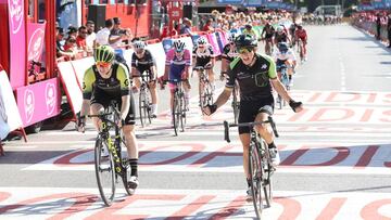 Giorgia Bronzini celebra su victoria en la Madrid Challenge by La Vuelta de 2018.