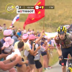 El ataque que ya es leyenda del Tour: así reventó Vingegaard al coloso Pogacar