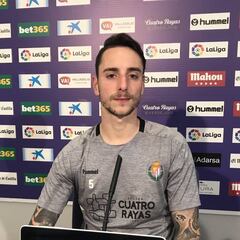 Calero reconoce que está cerca de renovar con el Valladolid