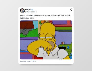 Los mejores memes del Balón de Oro 2023