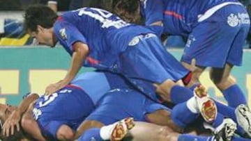 <strong>TRIUNFO VITAL.</strong> El Getafe logró un triunfo crucial y mandó al Numancia a Segunda.