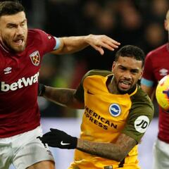 West Ham de Pellegrini salva un punto ante el Brighton