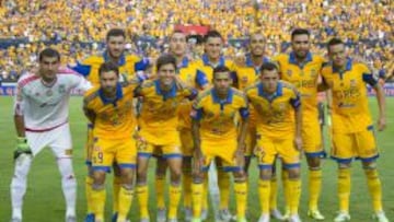 El 11 inicial de Tigres ante Rayados