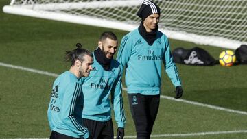 Si está la bbC disponible, el 4-3-3 es innegociable para Zidane