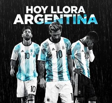 Los memes del tropiezo de la Argentina de Messi ante Perú