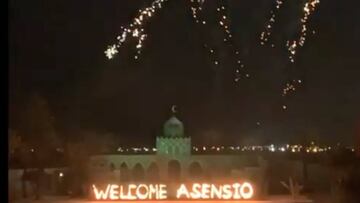 La bienvenida de Marruecos a Asensio: fuegos artificiales y el himno de ‘La Décima’