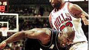 DISCRETO. La emoción del reencuentro impidió a Jordan brillar a su nivel habitual.