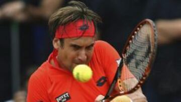 David Ferrer, durante el partido  ante el alem&aacute;n Philpp Kohlschreiber. 