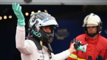 Rosberg se ha clasificado segundo en la parrilla de Mónaco.