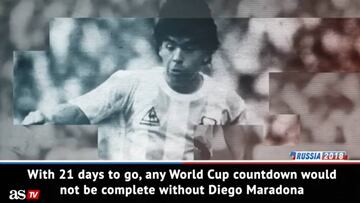 World Cup countdown - 21 days to go - Magic man Maradona