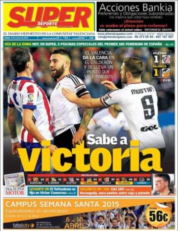 Portadas de la prensa deportiva