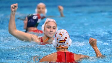 La Selección femenina de waterpolo.