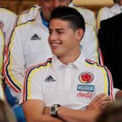 James: "Va a ser bueno volver a hacerle pases a Falcao"