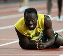 Usain Bolt pulls up injured in last competitive race