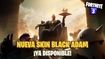 Black Adam llega a la tienda de Fortnite: así es la nueva skin de Dwayne Johnson