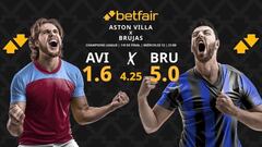 Aston Villa vs. Club Brujas: horario, dónde ver, pronósticos y cuadro