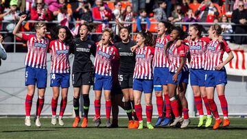 Jugadoras del Atl&eacute;tico Femenino. 