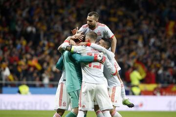 5-1. Iago Aspas CELEBRÓ el quinto gol.