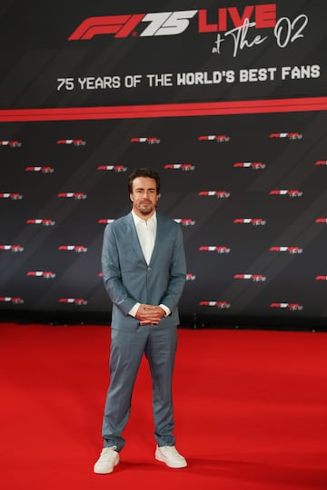 El piloto espa?ol de Aston Martin, Fernando Alonso.