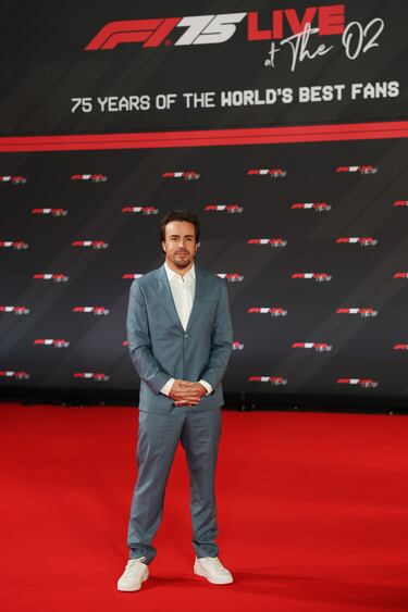 El piloto español de Aston Martin, Fernando Alonso.