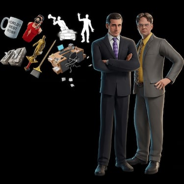 Fortnite x ‘The Office’: así son las nuevas skins de Michael Scott y Dwight Schrute que rememoran momentos míticos de la serie