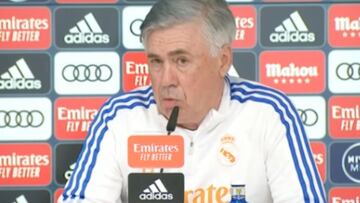 Rueda de prensa de Ancelotti antes del Real Madrid-Alavés