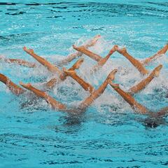 Are men allowed to compete in Olympic artistic swimming?