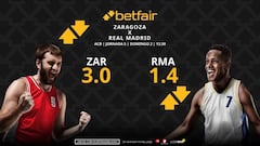 Casademont Zaragoza vs. Real Madrid: horario, dónde ver, pronósticos y clasificación