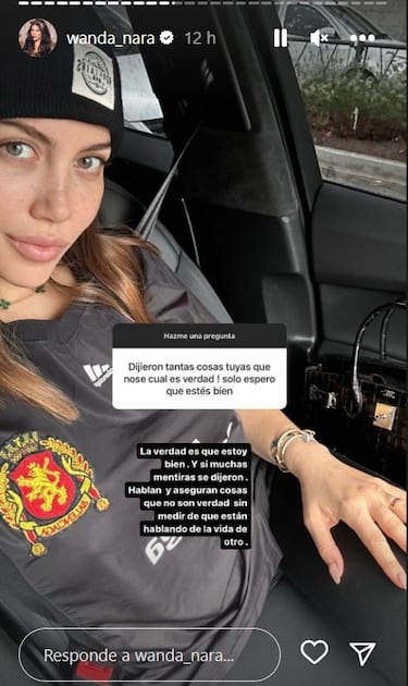 Wanda Nara actualiza su estado de salud