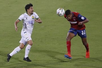 Las mejores fotografías del duelo entre el Independiente Medellín y Atlético Bucaramanga por la fecha 12 de la Liga BetPlay en el Atanasio Girardot. 