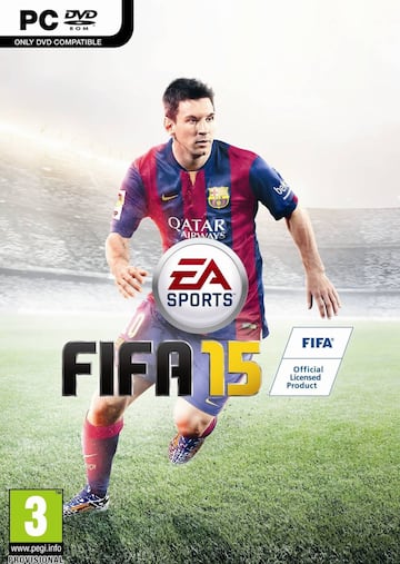 La tendencia continuó en FIFA 15, con Leo Messi como el rostro reconocible de la saga. 
