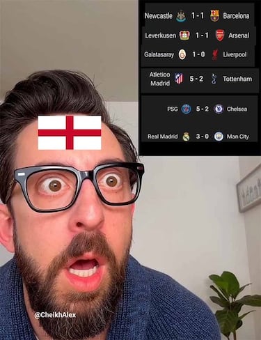 Los memes más graciosos de la ida de octavos de la Champions