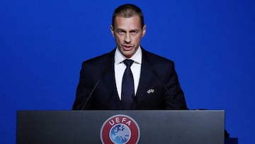 El presidente de la UEFA, Aleksander Ceferin.