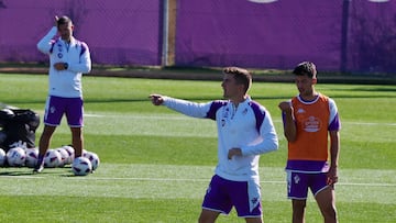 Valladolid. 10/10/2023. Entrenamiento Real Valladolid. 

Photogenic/Miguel Ángel Santos