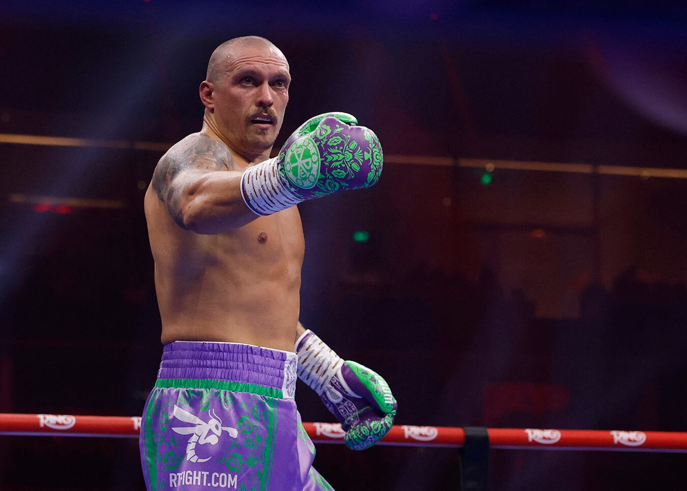 Oleksandr Usyk en su segundo combate con Tyson Fury.