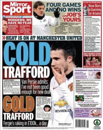 Portadas de la prensa deportiva