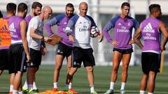 Cristiano, Bale & Benzema train together for first time this season